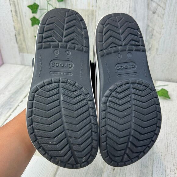 Crocs Crocband Childrens Black Slips On Clogs Sandals Size M7 W9 - Picture 5 of 7